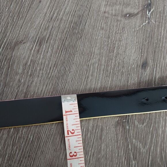 Puma Patent Leather Black Belt Medium - Picture 5 of 8